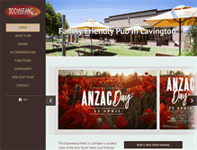 Tablet Screenshot of boomeranghotel.com.au